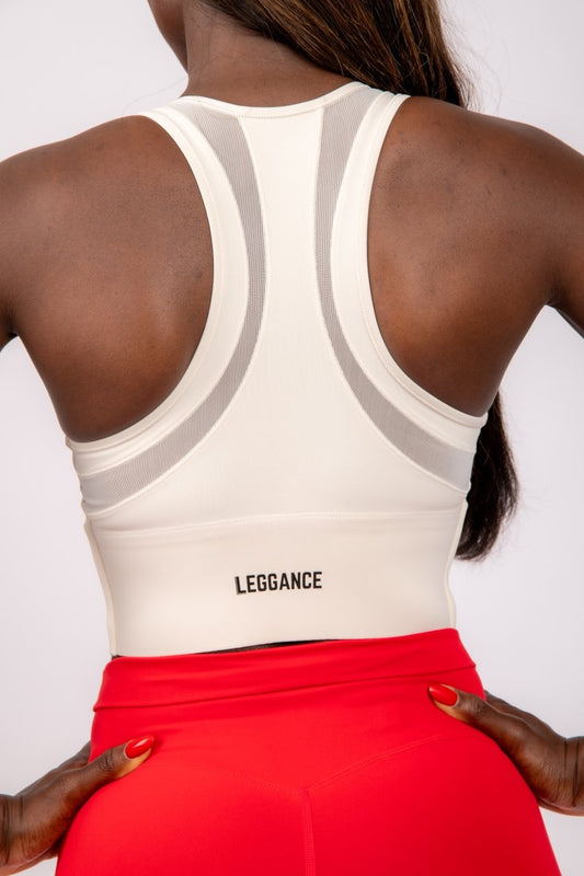 Performance Boost Ivory Bra