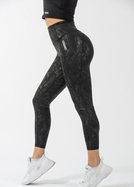 Casual & Fit Black (cu buzunare) Leggings